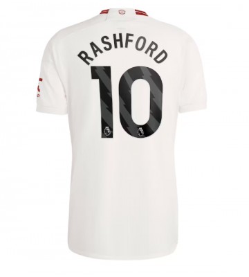 Manchester United Marcus Rashford #10 Tercera Equipación 2023-24 Manga Corta